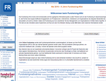 Tablet Screenshot of fundraising-wiki.de